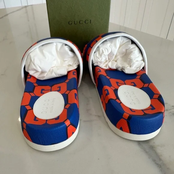 Gucci All Over Logo Slides
